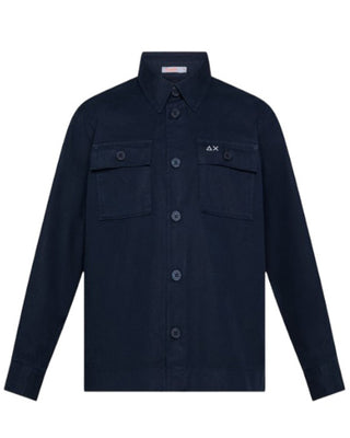 Sun68 Camicia Overshit S35313 Con Logo