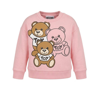 Moschino Sweatshirt mit Rundhalsausschnitt, Logo und Symbol MWF03Q