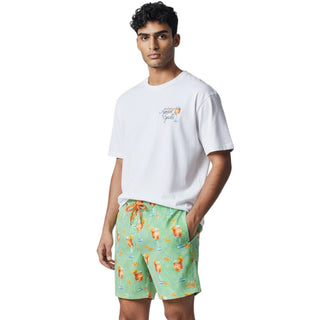 Mc2 Saint Barth Costume Gustavia A Righe Con Stampa Aperol Spritz GUS0001/08200L Per Uomo