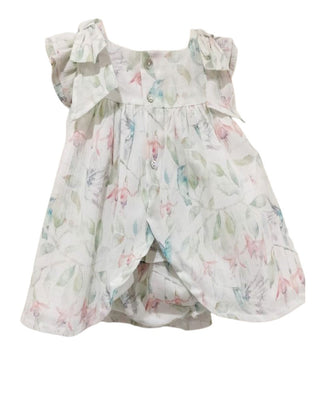 Tartaleta Vestina Cerimonia b6024 Con Stampa Fiori