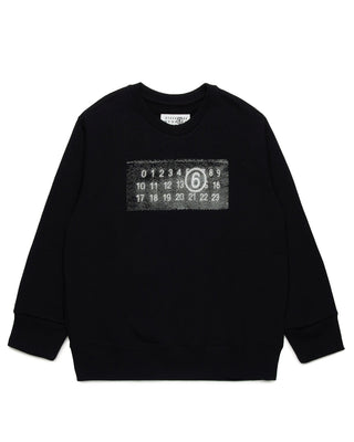 Maison Margiela Felpa Girocollo M60796-MM02X Con Logo Frontale