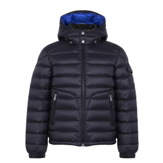 Moncler Giubbino 100 Grammi Lauros Blu Con Cappuccio J19541A00031