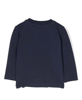 Moschino Crewneck T-shirt with applied logo MRO00E