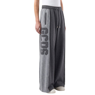 GCDS Pantaloni Joggers Grigi Con Patch Banda Logo C2MWQI006F169/975I Unisex