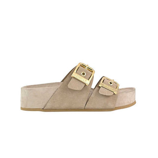 Colors Of California Sandali Con Zeppa DUNE02 In Pelle
