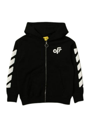 Off-White Zip Up Hoodie OBBE001F21FLE001