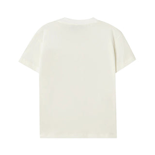 Fendi T-shirt girocollo bianca con stampa JMI500-7AJ