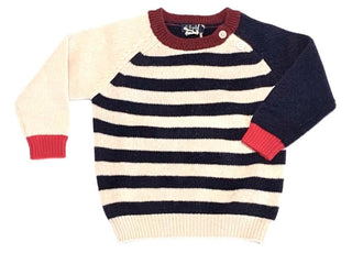 Il Gufo Maglia girocollo rigata A20MA326EM220