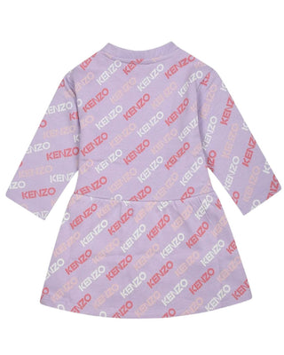 Kenzo Vestina lilla in felpa di cotone K60477