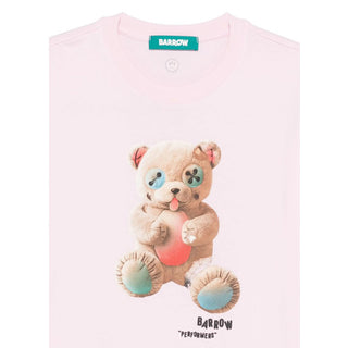 Barrow T-shirt in jersey con stampa Teddy F5BWUATH118