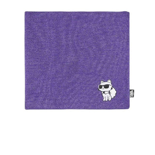 Karl Lagerfeld Cappello e scaldacollo con patch Z30333