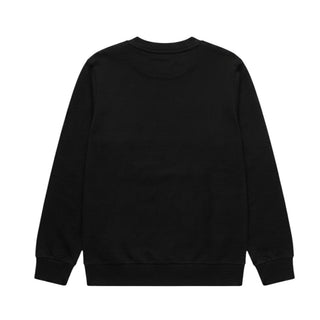 Diesel Felpa Girocollo Nera Con Logo J02973-KYAVF-K900 Per Bambini