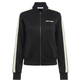 Palm Angels Felpa Nera Track Per Donna PWBD050S26FAB001