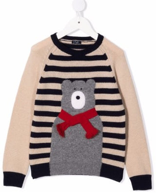 Il Gufo Pullover mit Applikationen A21MA365EM220B