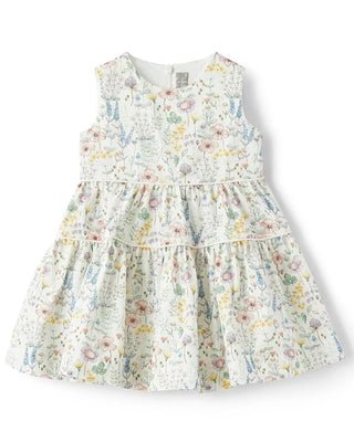 Il Gufo Abito Floreale P24VA319C4121 Smanicato