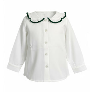 Arc-en-ciel Camicia In Cotone 1137J Con Colletto Da Bambina