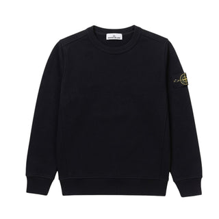 Stone Island Felpa Girocollo In Cotone Per Bambino K2S166100001