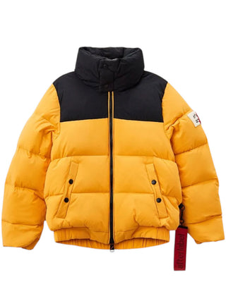 After Label Giubbino Bomber giallo trapuntato con logo 3431O0048