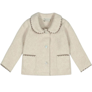 J.o Milano Giacca In Pile Beige 2663H2-01J Per Bambina