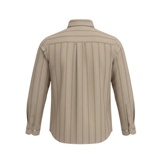 Emanuel Pris Camicia A Righe In Misto Viscosa ECM4186R