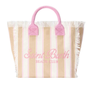 Mc2 Saint Barth Borsa Vanity In Canvas A Righe VANI001/02596L