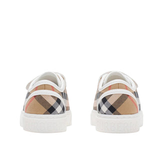 Burberry Sneakers In Cotone Check 8117797 Per Bambini
