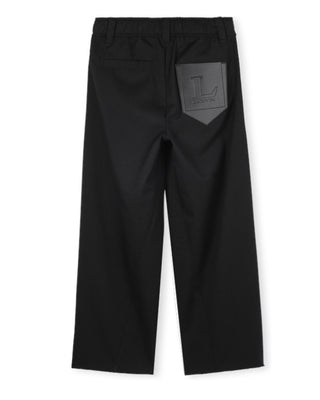 Lanvin Pantaloni neri in fresco di lana N30303