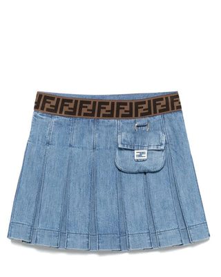 Fendi Gonna mini in denim JFE165-ATRF
