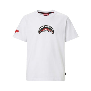 SPRAYGROUND T-shirt Bianca Con Stampa SPY1515WHT Per Bambini