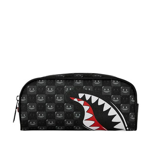 SPRAYGROUND Astuccio SHARKS IN PARIS WTF BUBBLY BLACK CHECK 910B9316NSZ