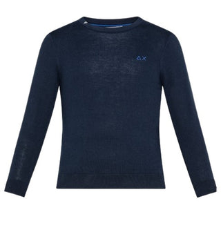 Sun68 Maglia con ricamo frontale K33301