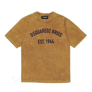 Dsquared2 T-shirt In Jersey Con Stampa Per Bambini DQ3170-D0AG8-DQ730