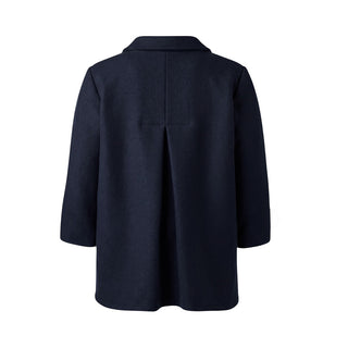 J.o Milano Cappotto Blu In Misto Lana 2667Z2/02 Per Neonato