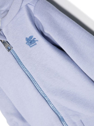 Etro Felpa con zip e cappuccio GU4500-Z2099