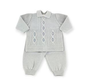 Creazioni Luana Zweiteiliger Playsuit 6181 Knöpfe auf der Rückseite