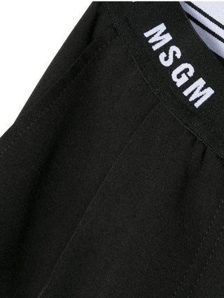MSGM Nylon trousers with logo MS029456