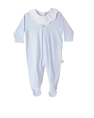 baby gi Tutina con collo in piquet PQ50M
