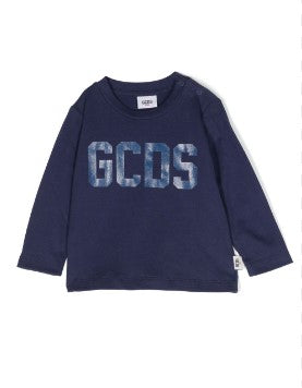 GCDS T-shirt girocollo con logo stampato GQO002