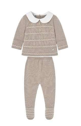 Paz Rodriguez Zweiteiliger Playsuit mit gewebter Stickerei 003-121896