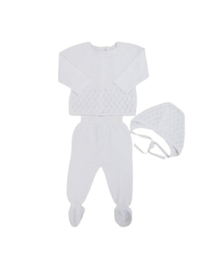 Baby Fashion Tutina Con Cuffietta 620.7 3 Pezzi Neonati