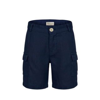 J.o Milano Bermuda Cargo In Lino Per Bambino 674E1J