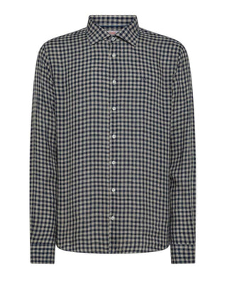 Sun68 Camicia In Lino S35310 A Maniche Lunghe
