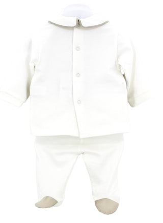 Teto und Tatta Zweiteiliger Strampler cl3270 mit Clips auf der Rückseite