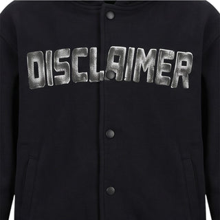 Disclaimer Felpa Nera Con Cappuccio E Stampa 26IDK59107N Per Bambino