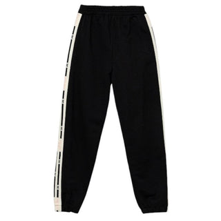 Elisabetta Franchi Pantaloni jogger neri con logo EFPA298.0