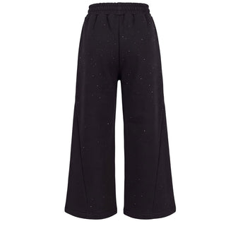Disclaimer Pantaloni Sportivi A Palazzo Con Strass 26IDK59263N Per Bambina