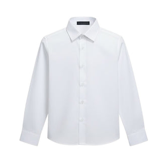 Daniele Alessandrini Camicia Bianca In Popeline Per Bambino 1235C00516B