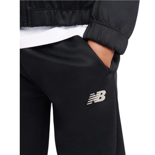 New Balance Tuta Nera In Triacetato Con Logo YS61Q43T-BK056 Per Bambino