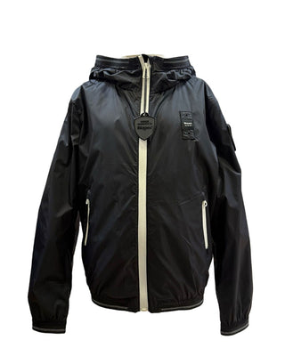 Blauer Giubbino con cappuccio 25SBLGC01441