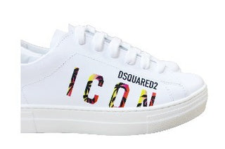 Dsquared2 Sneakers WITH MULTICOLOR WRITING 73788 with laces